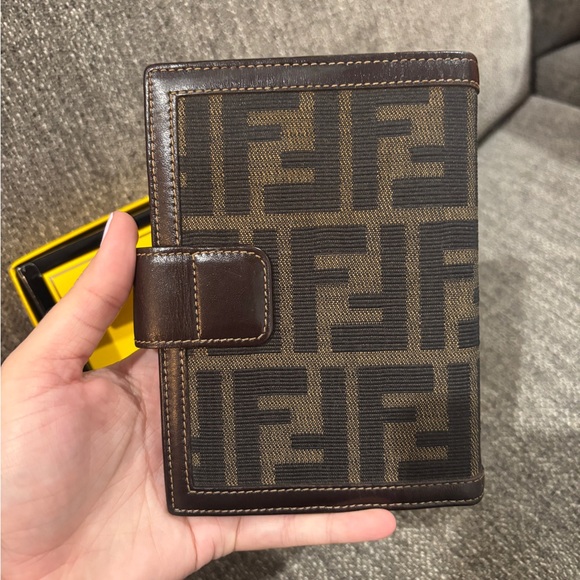Fendi Zucca Brown and Black Monogram Agenda - Picture 4 of 12